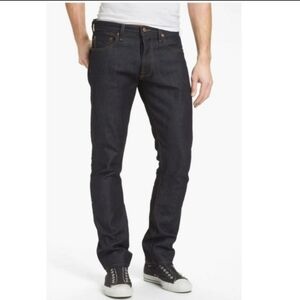 Baldwin Henley Slim Straight in indigo raw size 28